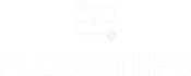 flowsteps logo white
